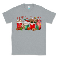 Heather Grey christmas sloth coffee cups Classic Tee - MaliasSmallBusiness
