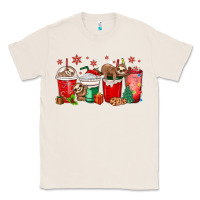 Natural christmas sloth coffee cups Classic Tee - MaliasSmallBusiness