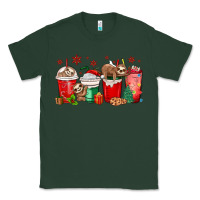 Sports Green christmas sloth coffee cups Classic Tee - MaliasSmallBusiness