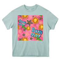 Arona summer time of the sun seamless pattern Heavy Core Tee - BundleAndBundleShop