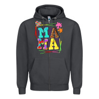 Smoke Autism Mama Zipper Hoodie - NancyCooperArtShop