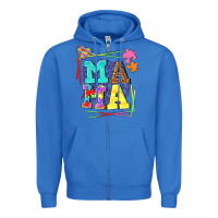 True Royal Autism Mama Zipper Hoodie - NancyCooperArtShop