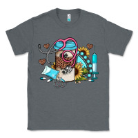 Charcoal Heather western sunflower gemstone nurse Classic Tee - JahusDesignShop