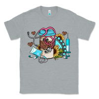 Heather Grey western sunflower gemstone nurse Classic Tee - JahusDesignShop