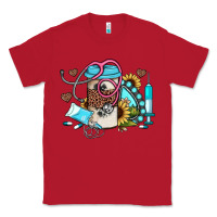 Red western sunflower gemstone nurse Classic Tee - JahusDesignShop