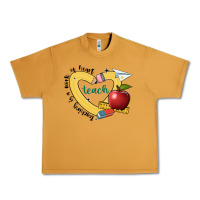 Peanut Butter teaching is a work of heart Urban Heavy Tee - JahusDesignShop