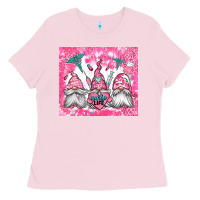 Bubblegum Pink nurse life gnomes Ladies Tee - Jasminsmagicworld