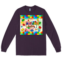 Plum autism mom Long Sleeve Tee - LillyAllenDesigns