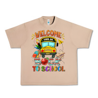Burro welcome back to school with school bus Urban Heavy Tee - NancyCooperArtShop