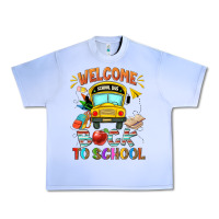 Grape Ice welcome back to school with school bus Urban Heavy Tee - NancyCooperArtShop
