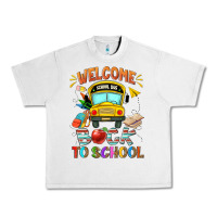 Lunar Rock welcome back to school with school bus Urban Heavy Tee - NancyCooperArtShop
