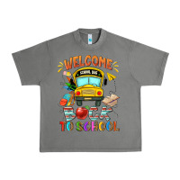 Tornado welcome back to school with school bus Urban Heavy Tee - NancyCooperArtShop