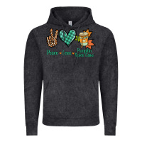 Vintage Black Peace love pumpkin spice latte Vintage Hoodie - NancyCooperArtShop