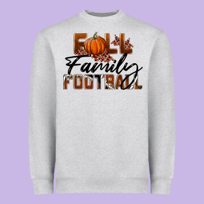 Fall Family Football Heavyweight Sweatshirt Designed By Lillyallendesigns
