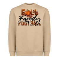 Mushroom Fall Family Football Heavyweight Sweatshirt - LillyAllenDesigns