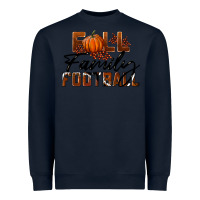 Navy Fall Family Football Heavyweight Sweatshirt - LillyAllenDesigns