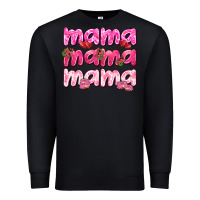 Black Mama mama mama mother's day Premium Sweatshirt - HowdyJamesFarm