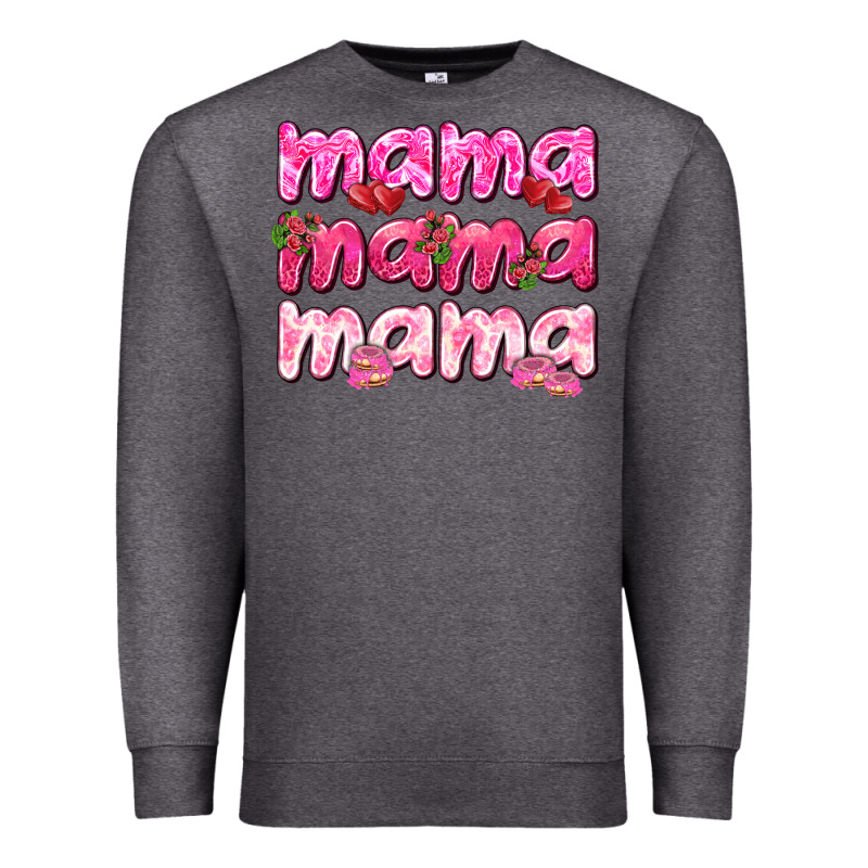 Mama Mama Mama Mother's Day Premium Sweatshirt by HowdyJamesFarm | Teevron