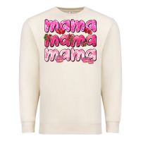 Sandshell Mama mama mama mother's day Premium Sweatshirt - HowdyJamesFarm