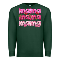 Sports Green Mama mama mama mother's day Premium Sweatshirt - HowdyJamesFarm