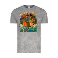 Cloud Rock land of the free Vintage Tee - NancyCooperArtShop