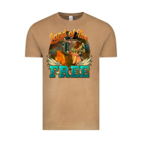 Vintage Camel land of the free Vintage Tee - NancyCooperArtShop