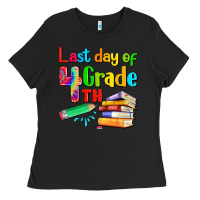 Black last day of fourth grade Ladies Tee - Artiststas