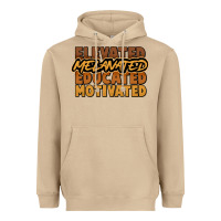 Mushroom Elevated melanated educated motivated Heavyweight Hoodie - HowdyJamesFarm