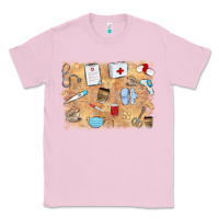 Bubblegum Pink nurse Classic Tee - MaliasSmallBusiness