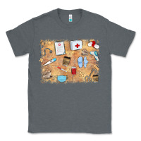 Charcoal Heather nurse Classic Tee - MaliasSmallBusiness