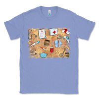 Colony Blue nurse Classic Tee - MaliasSmallBusiness