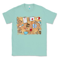 Seafoam nurse Classic Tee - MaliasSmallBusiness