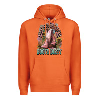 Carrot Keep your soul clean boots dirty Cowboy western Premium Hoodie - HowdyJamesFarm