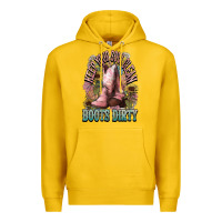 Lemon Keep your soul clean boots dirty Cowboy western Premium Hoodie - HowdyJamesFarm