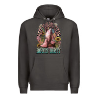 Smoke Keep your soul clean boots dirty Cowboy western Premium Hoodie - HowdyJamesFarm