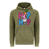 Vintage Olive Easter hip hop gnome Vintage Hoodie - NancyCooperArtShop