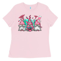 Bubblegum Pink nurse gnomes Ladies Tee - Jasminsmagicworld