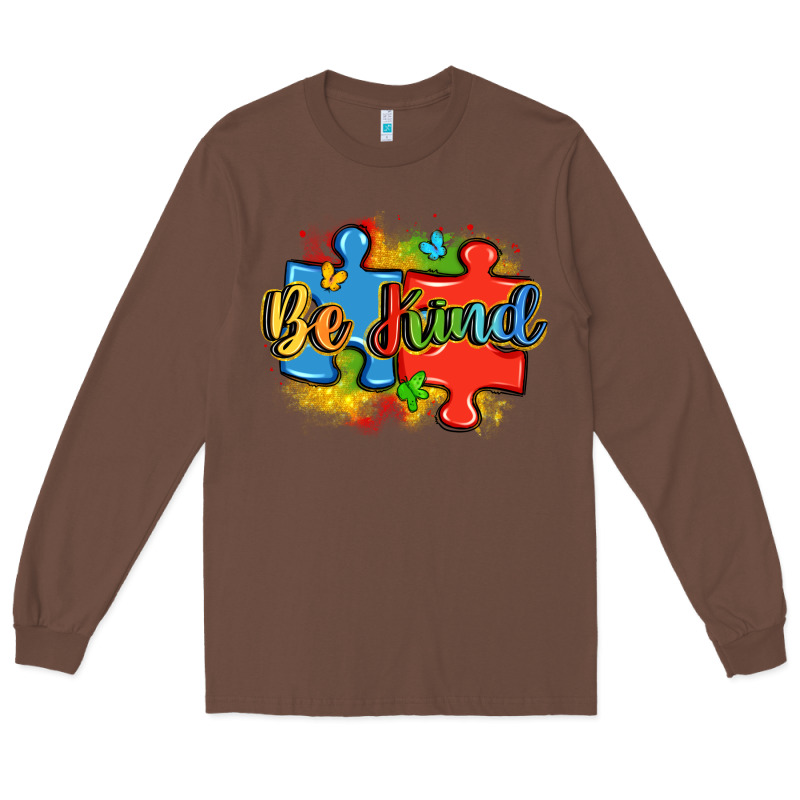 Be Kind Autism Long Sleeve Tee by LillyAllenDesigns | Teevron