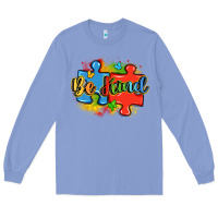 Colony Blue be kind autism Long Sleeve Tee - LillyAllenDesigns