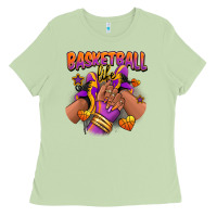 Matcha Basketball life afro girl sneakers Ladies Tee - RanaPortraitStore
