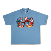 Pebble Blue 4th of july coffee cups Urban Heavy Tee - NancyCooperArtShop