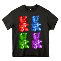 Asphalt jellybear Heavy Core Tee - AdoDesignShop