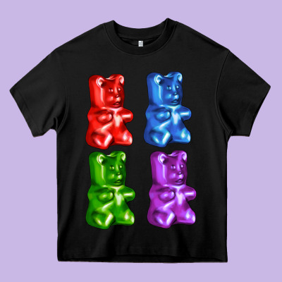 Jellybear Heavy Core Tee Designed By Adodesignshop