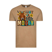 Vintage Coffee just a little moody with cow Vintage Tee - NancyCooperArtShop