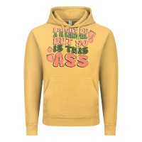 Vintage Mustard i might be a handful but so is this ass Vintage Hoodie - MaliasSmallBusiness