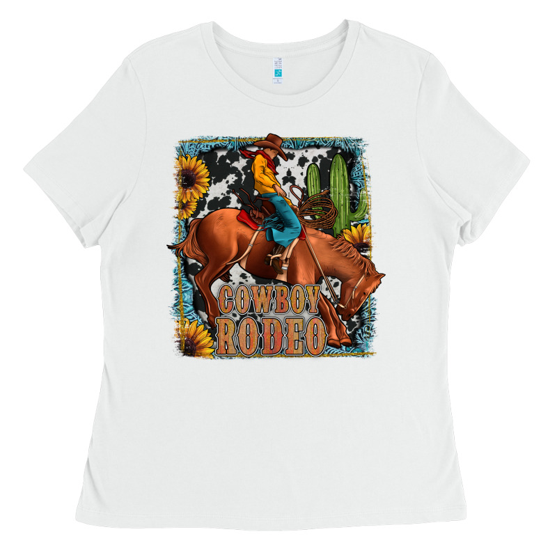 Cowboy Rodeo Ladies Tee by JahusDesignShop | Teevron