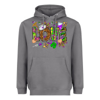 Storm Mardi Gras love Nurse Heavyweight Hoodie - HowdyJamesFarm