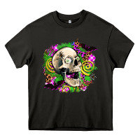 Asphalt halloween skull Heavy Core Tee - AdoDesignShop