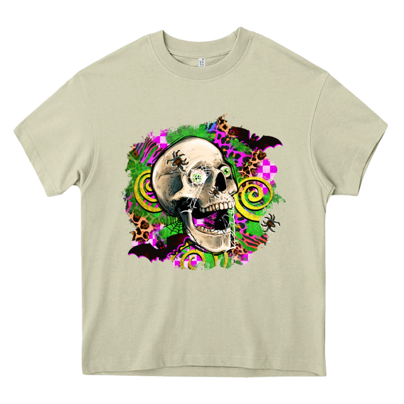 Halloween Skull Heavy Core Tee by AdoDesignShop | Teevron