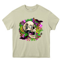 Mossy halloween skull Heavy Core Tee - AdoDesignShop